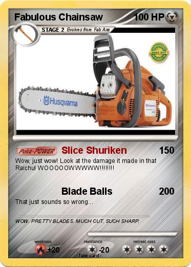 Pokemon Fabulous Chainsaw