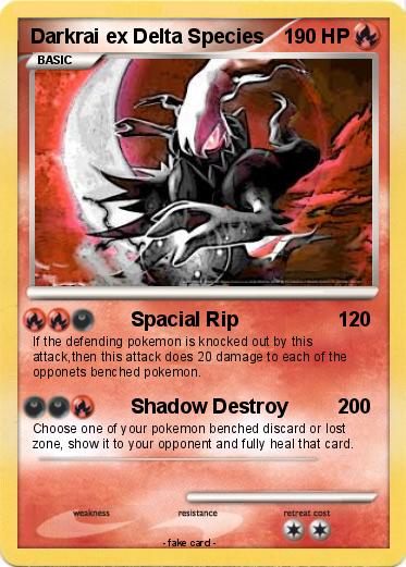 Pokemon Darkrai ex Delta Species