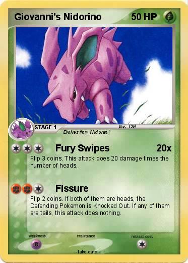 Pokemon Giovanni's Nidorino