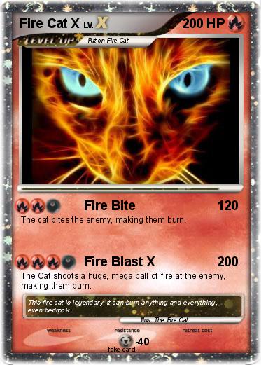 Pokemon Fire Cat X