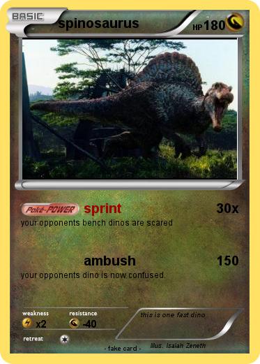 Pokemon spinosaurus