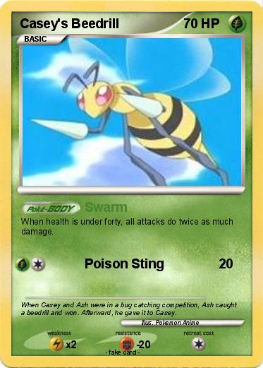 Pokemon Casey's Beedrill