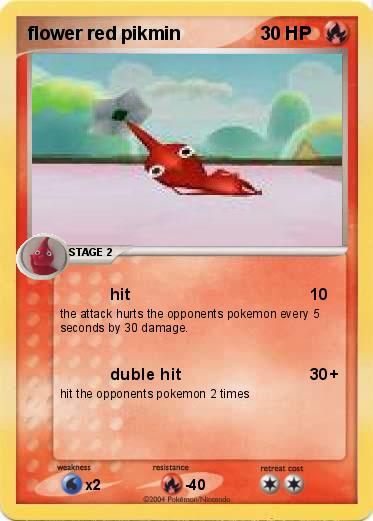 Pokemon flower red pikmin
