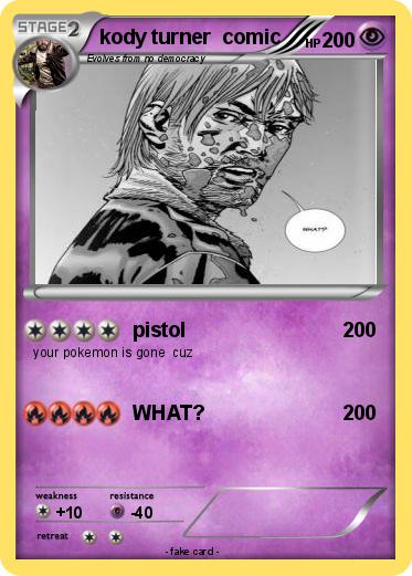 Pokemon kody turner  comic