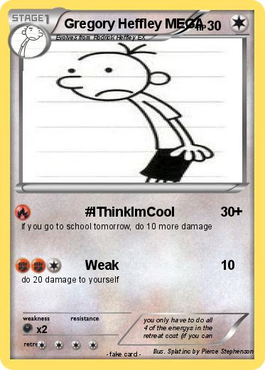 Pokemon Gregory Heffley MEGA