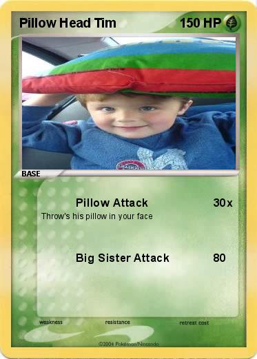 Pokemon Pillow Head Tim