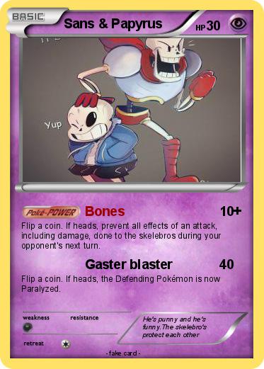 Pokemon Sans & Papyrus