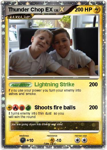 Pokemon Thunder Chop EX