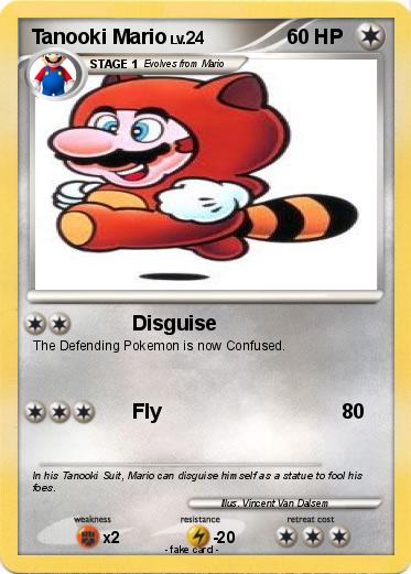 Pokemon Tanooki Mario