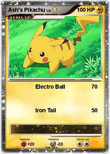 Pokemon Ash's Pikachu