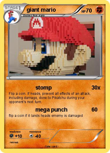 Pokemon giant mario