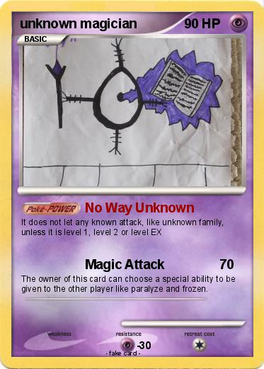 Pokemon unknown magician