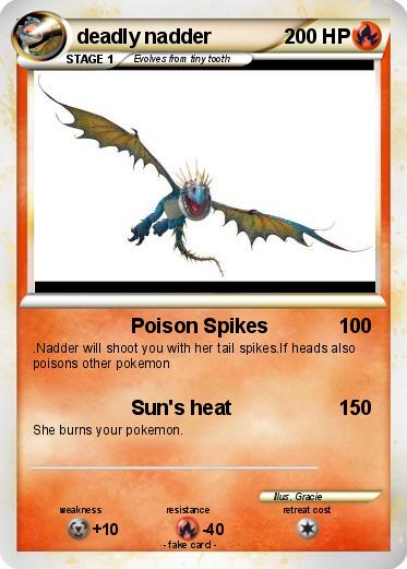 Pokemon deadly nadder