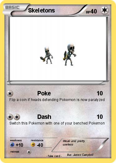 Pokemon Skeletons