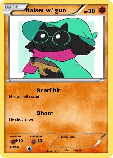 Pokemon Ralsei w/ gun