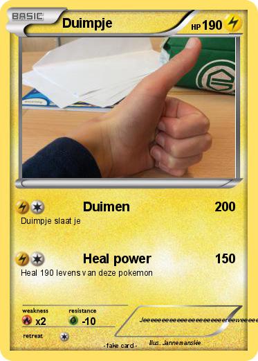 Pokemon Duimpje