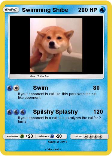 Pokemon Swimming Shibe