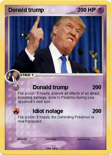 Pokemon Donald trump