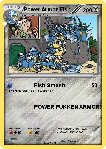 Pokemon Power Armor Fish