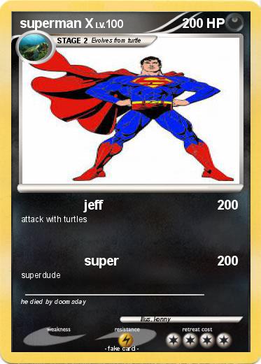 Pokemon superman X
