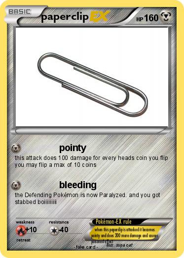Pokemon paperclip