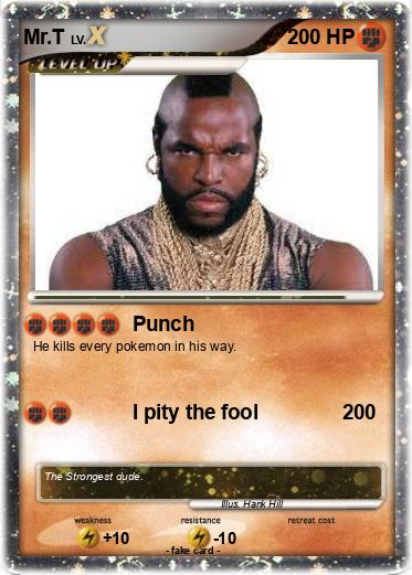Pokemon Mr.T