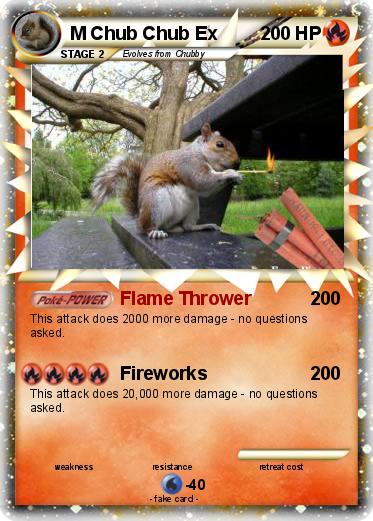 Pokemon M Chub Chub Ex