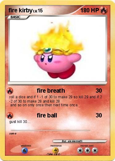 Pokemon fire kirby