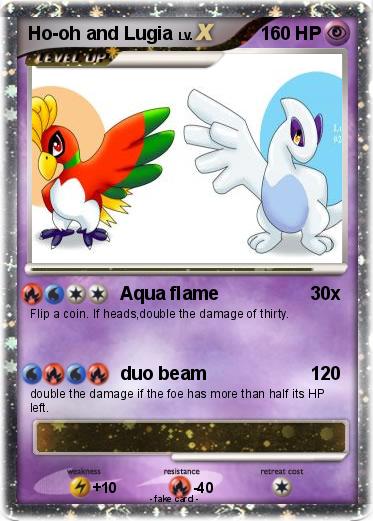 Pokemon Ho-oh and Lugia