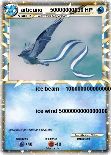 Pokemon articuno     500000000