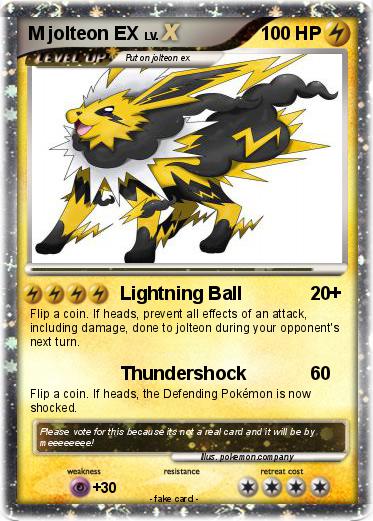 Pokemon M jolteon EX