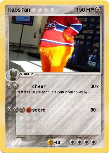 Pokemon habs fan