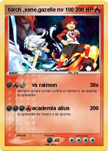 Pokemon torch ,xene,gazelle nv 100