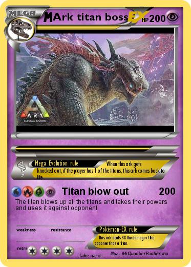 Pokemon Ark titan boss
