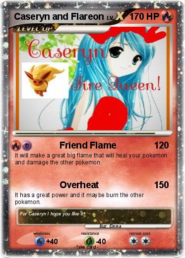 Pokemon Caseryn and Flareon