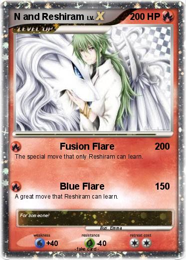 Pokemon N and Reshiram