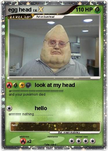 Pokemon egg head