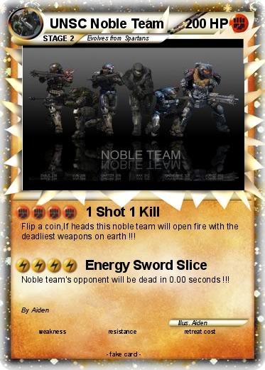 Pokemon UNSC Noble Team