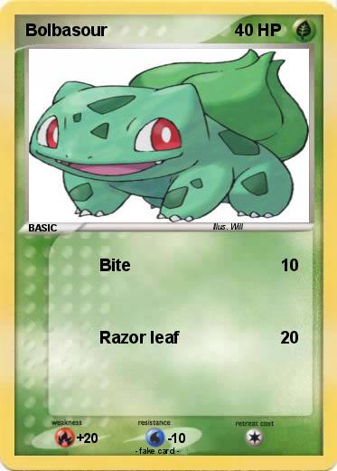 Pokemon Bolbasour