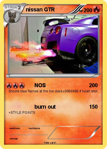 Pokemon nissan GTR