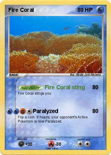 Pokemon Fire Coral