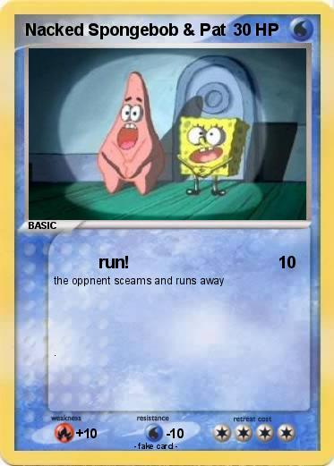 Pokemon Nacked Spongebob & Pat