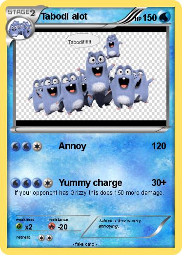 Pokemon Tabodi alot