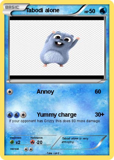 Pokemon Tabodi alone
