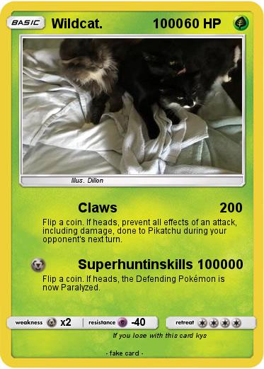 Pokemon Wildcat.              1000