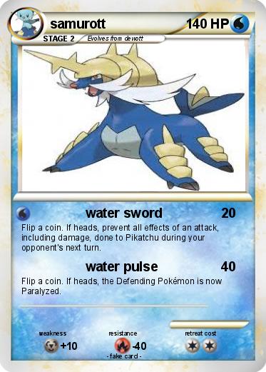 Pokemon samurott