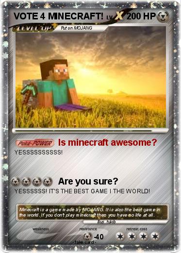 Pokemon VOTE 4 MINECRAFT!