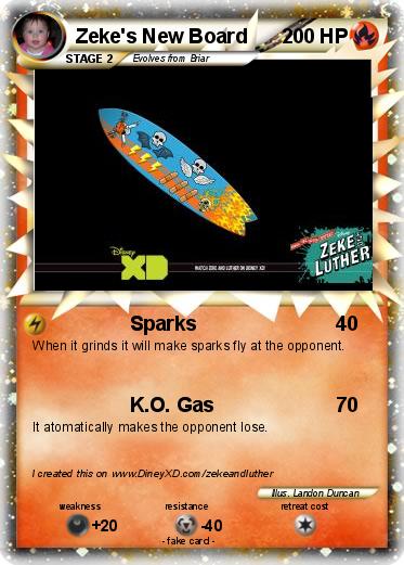 Pokemon Zeke's New Board