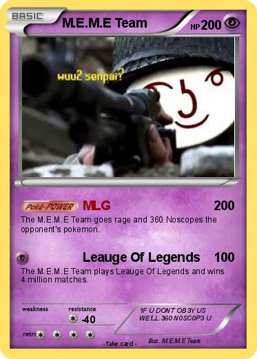 Pokemon M.E.M.E Team