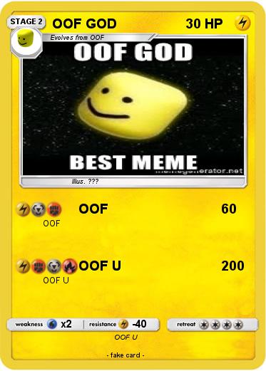 Pokemon OOF GOD